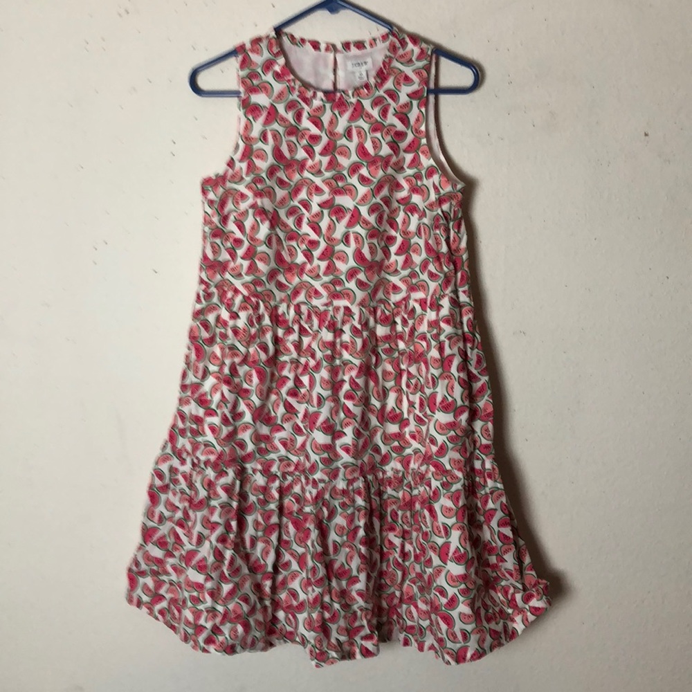 J. Crew Factory l Pink Green Watermelon Sleeveless Dress NWT size 0
